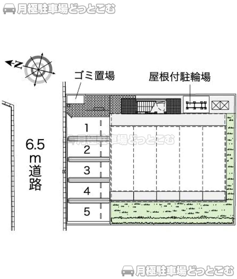 名古屋市中川区柳森町1523の月極駐車場2