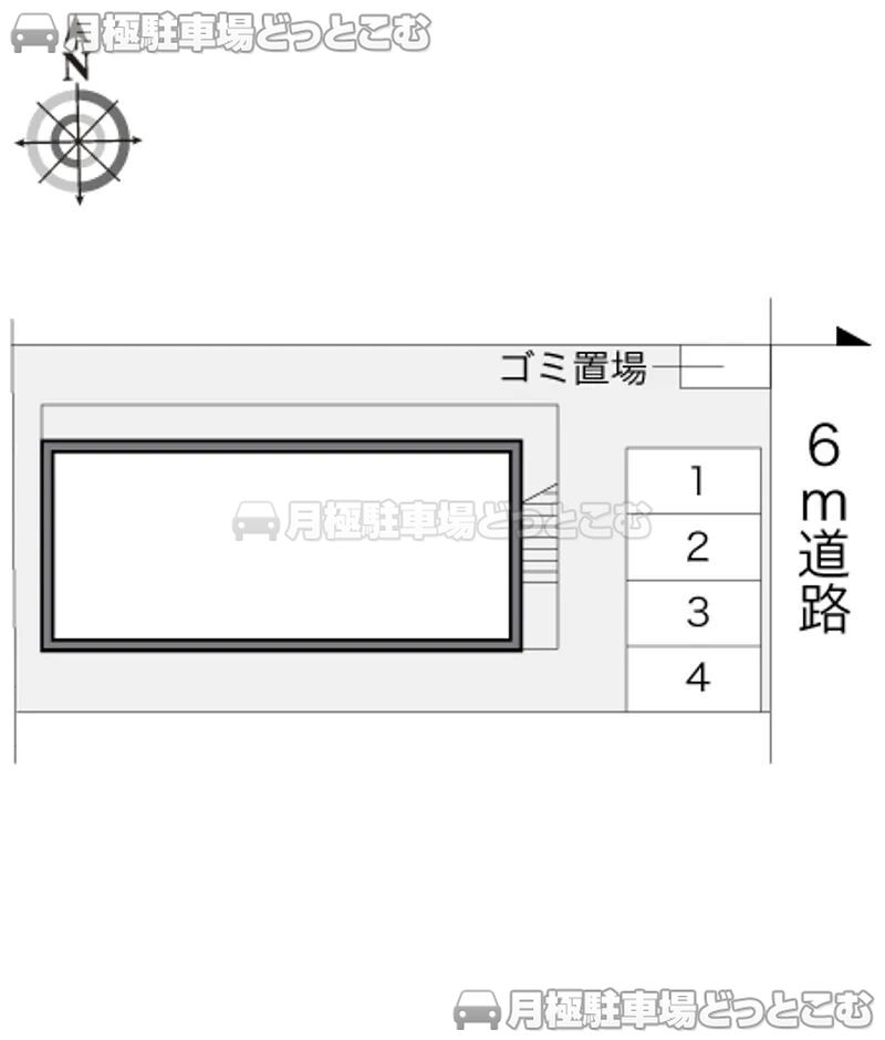 福岡市東区松島2－2－45の月極駐車場2