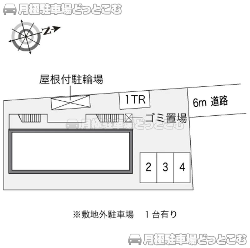 岡山市南区豊浜町2－7－5の月極駐車場2