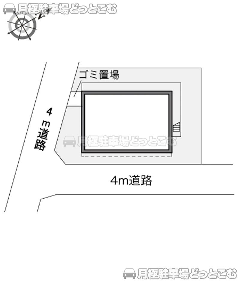 狛江市中和泉5－18－20の月極駐車場2