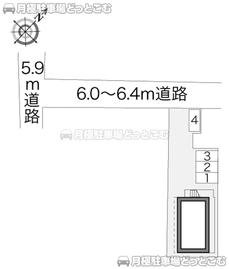 糟屋郡志免町志免東3－3－18の月極駐車場2
