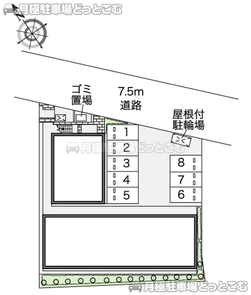市川市柏井町2－1304－10の月極駐車場2