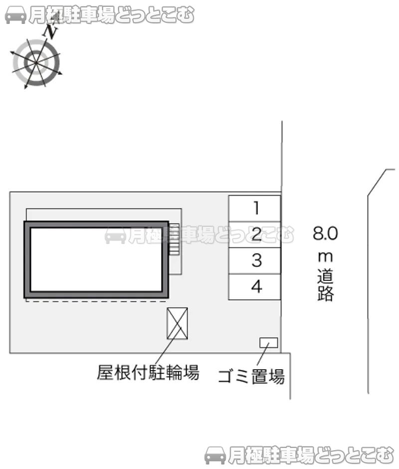 江別市大麻中町19－7の月極駐車場2