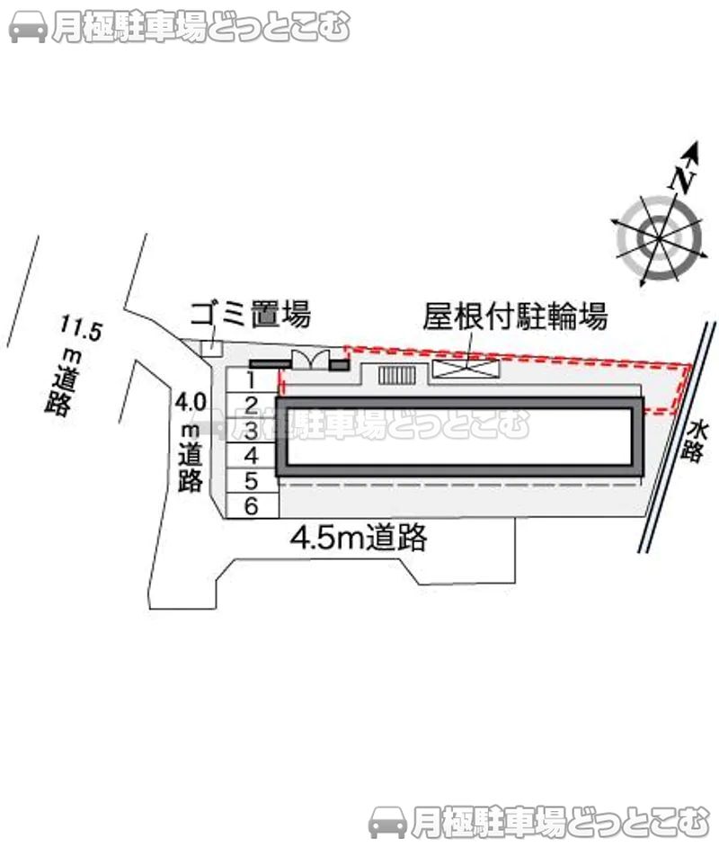 尾道市西則末町2－21の月極駐車場2