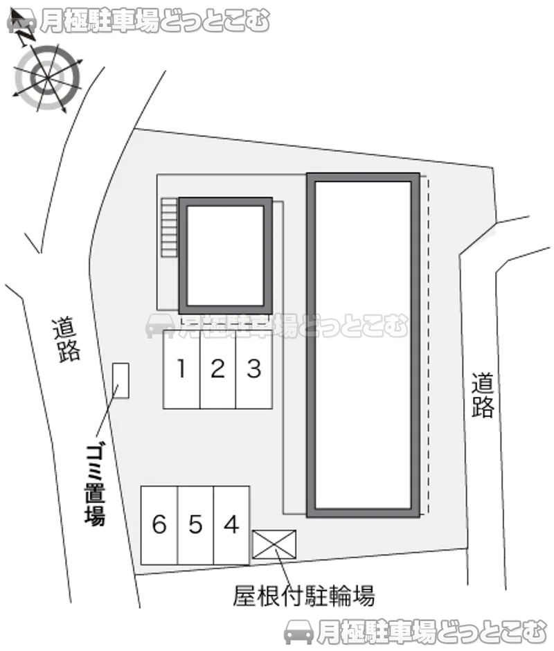 諫早市永昌町29－16の月極駐車場2