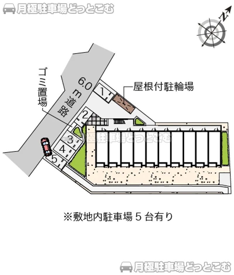 町田市小山町3449－2の月極駐車場2