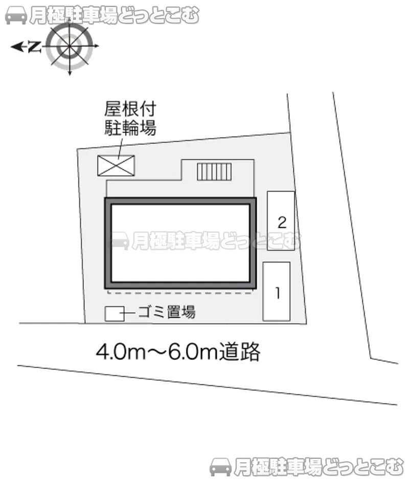 那覇市首里平良町2－90の月極駐車場2