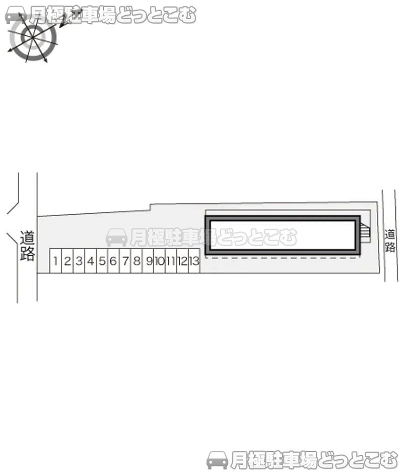 ひたちなか市足崎1457－270の月極駐車場2