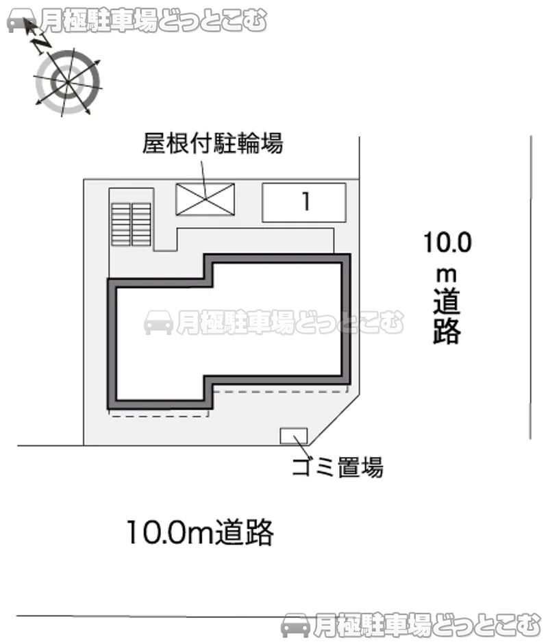 広島市南区丹那新町8－4の月極駐車場2