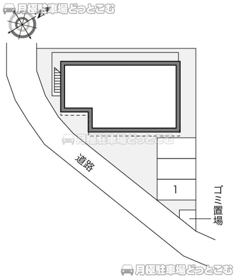 横浜市緑区三保町2045－6の月極駐車場2