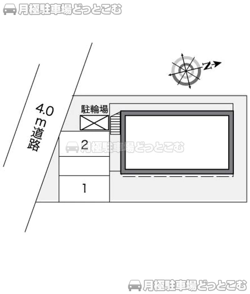 豊川市市田町財木48－1の月極駐車場2