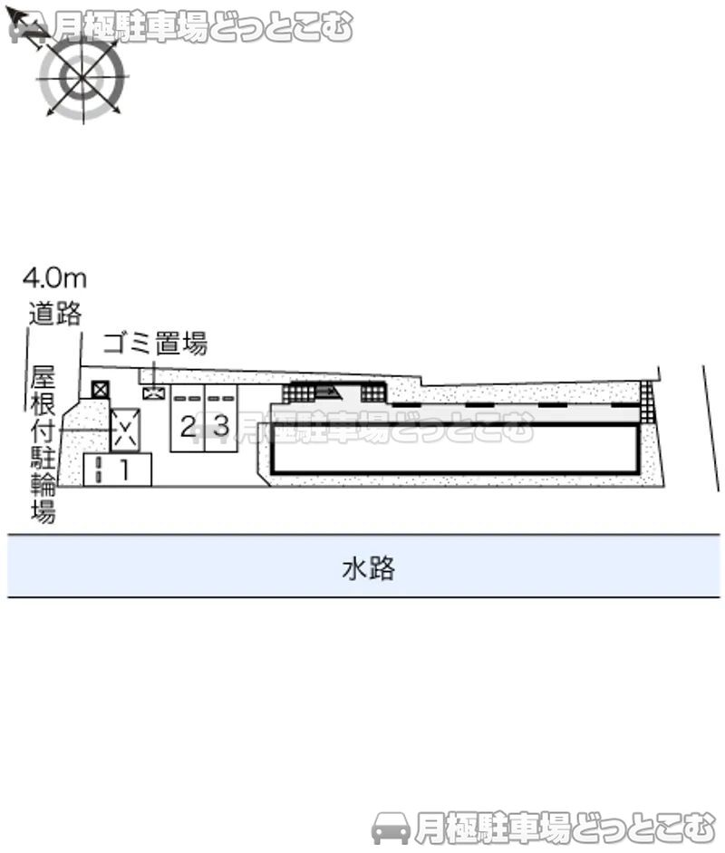 上田市常田1－9－40の月極駐車場2