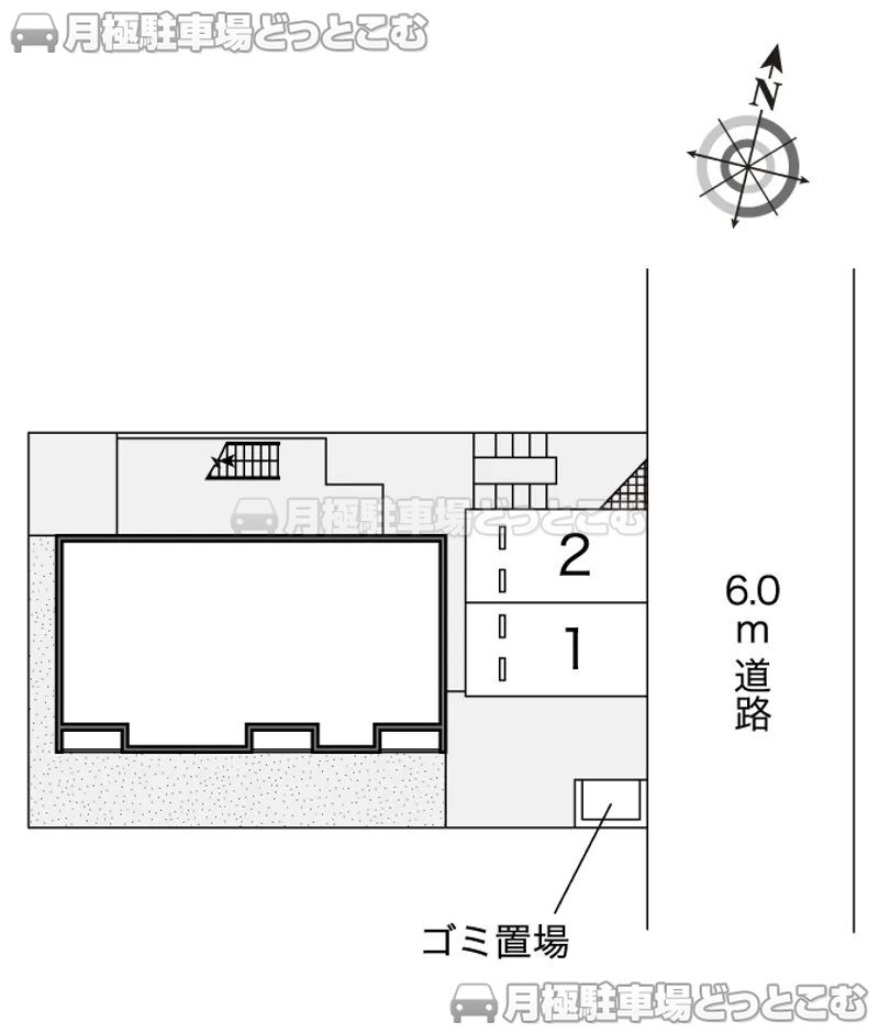 八王子市上柚木2－872－10の月極駐車場2