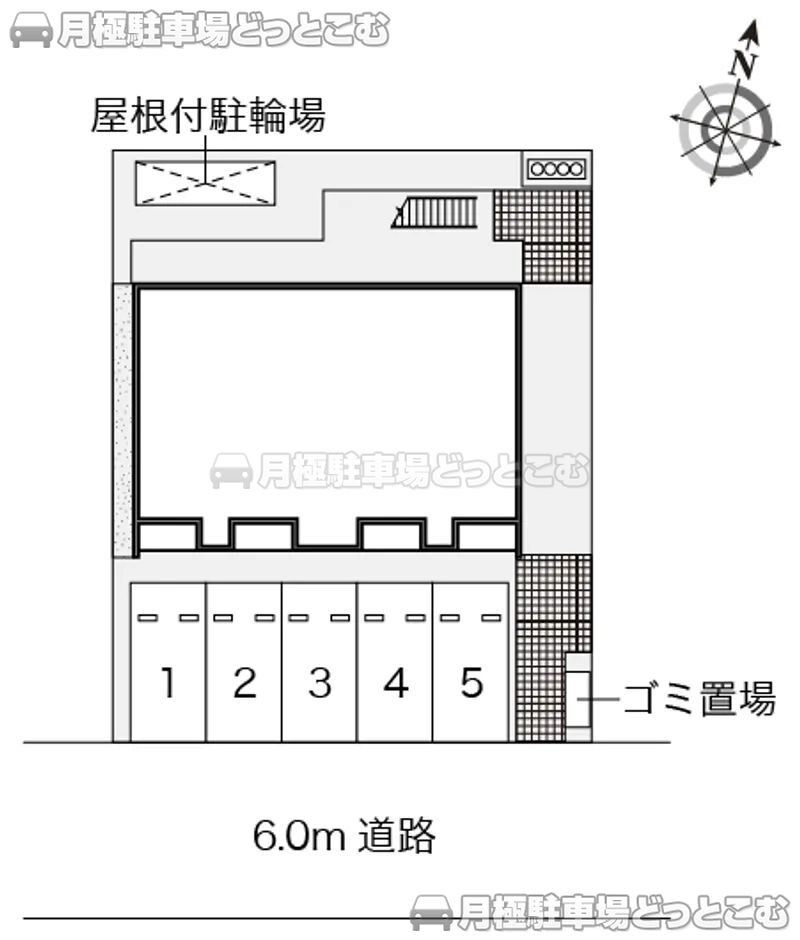 宮城郡利府町中央3－1－6の月極駐車場2