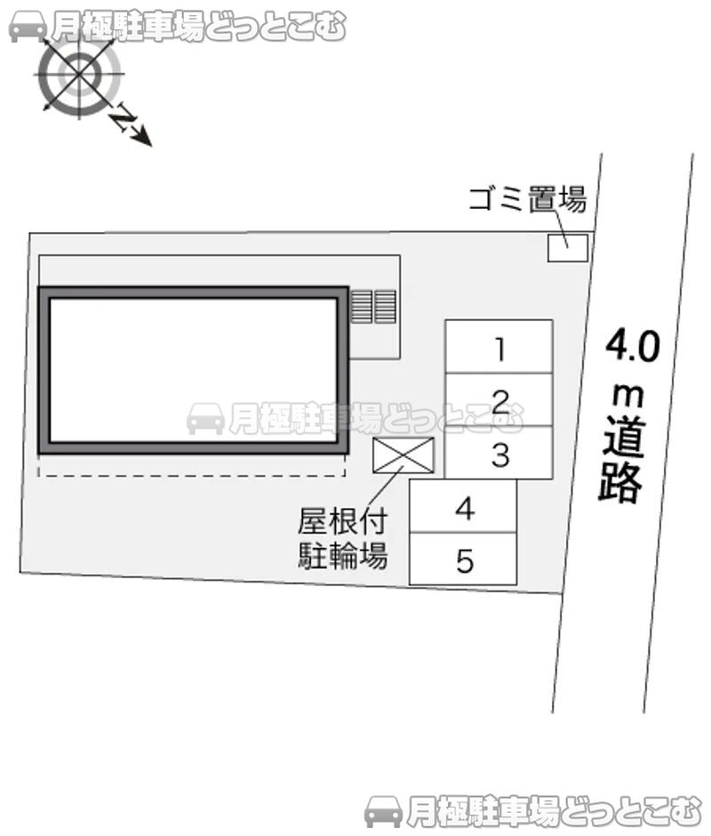 福岡市城南区西片江2－10－14の月極駐車場2