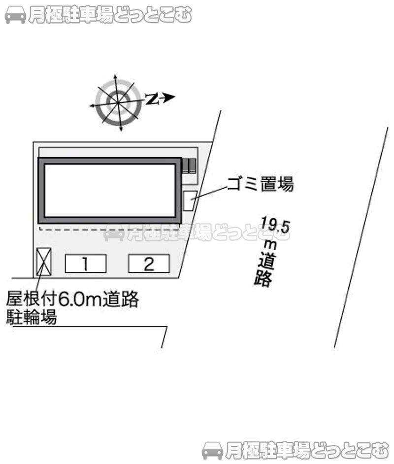 小平市花小金井3－20－10の月極駐車場2