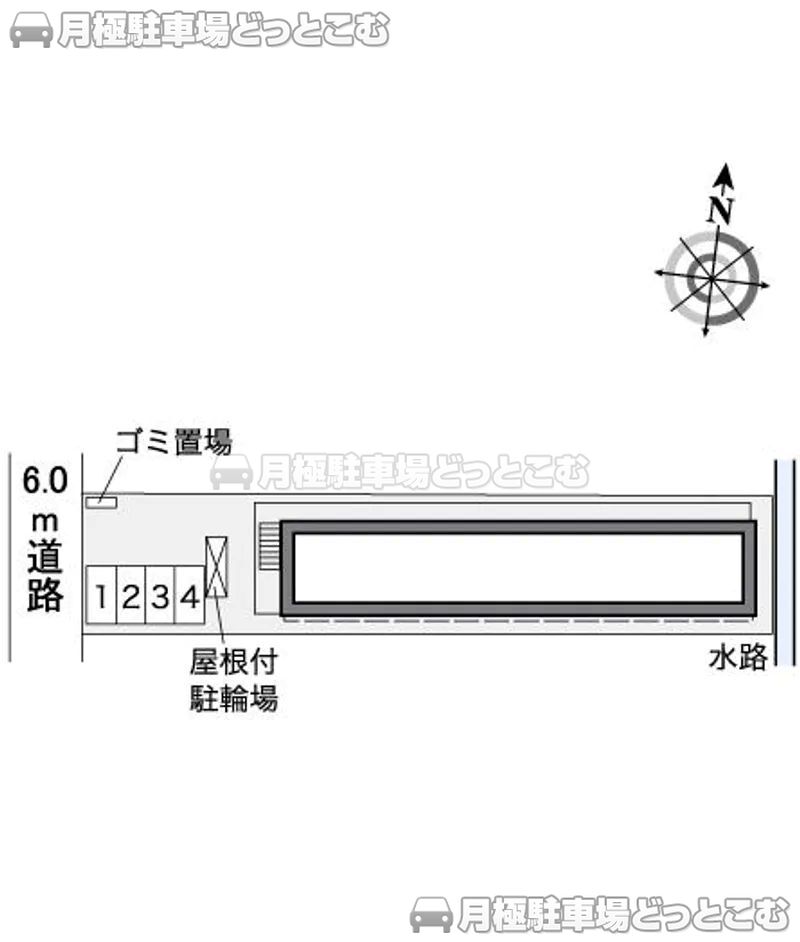浜松市中央区西浅田1－8－43の月極駐車場2