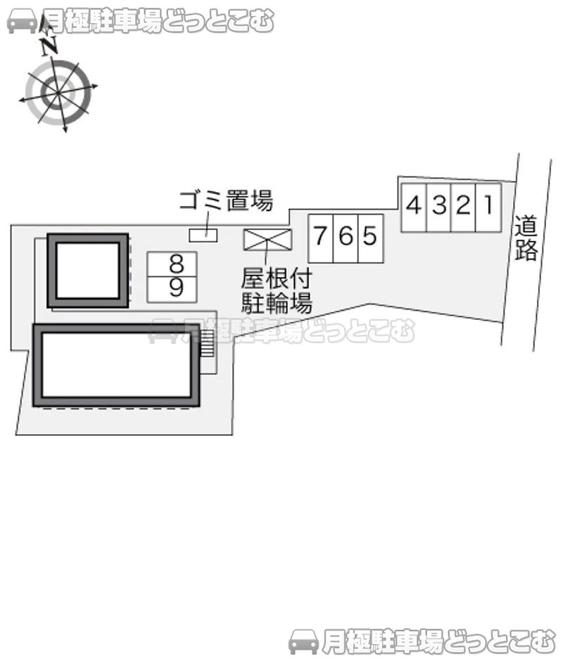 富士市伝法2497－4の月極駐車場2