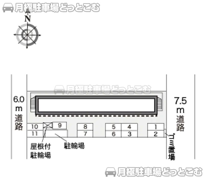 小田原市前川140－1の月極駐車場2
