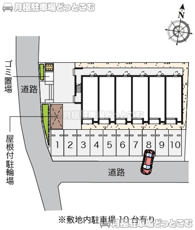 佐久市岩村田2142－1の月極駐車場2