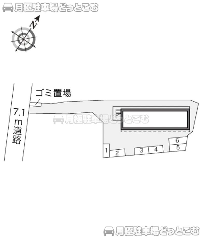 川崎市幸区南加瀬1－5－13の月極駐車場2