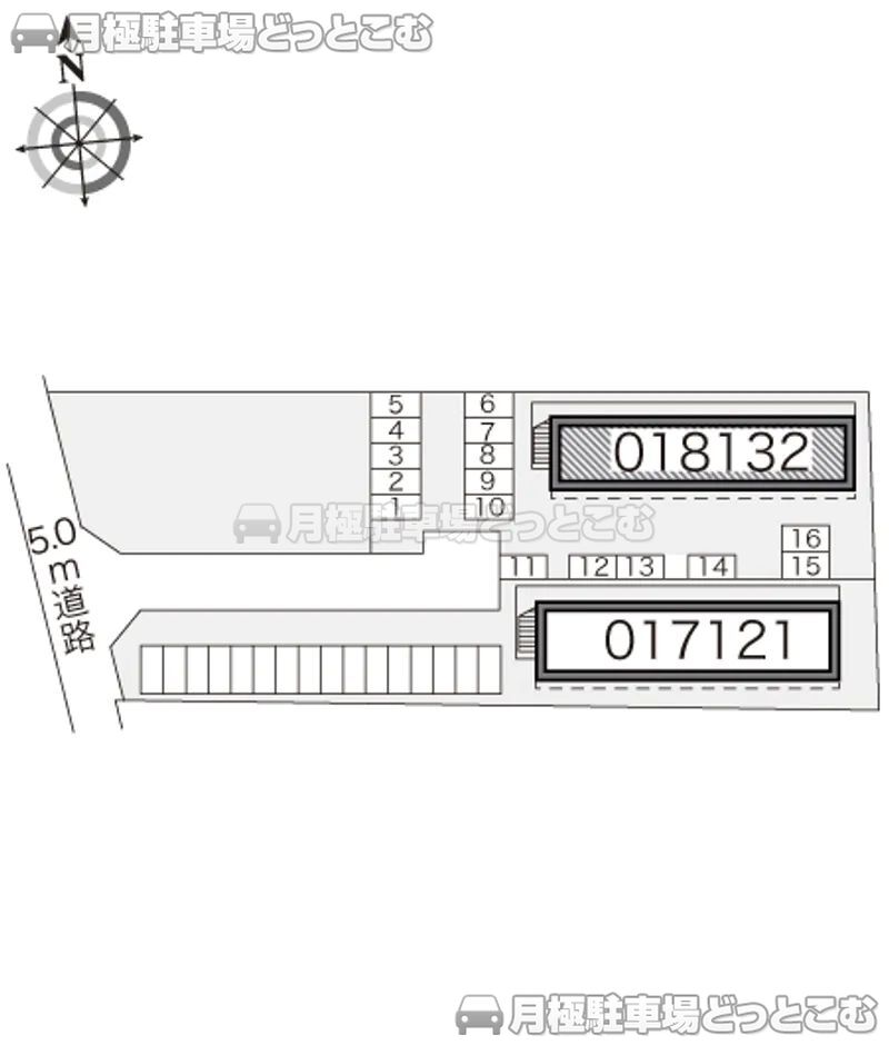 鯖江市鳥羽2－5－20－1の月極駐車場2