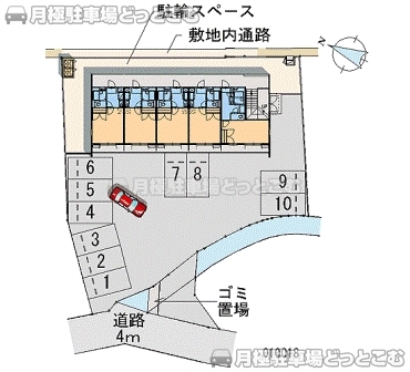 広島市安佐南区相田2－1－14の月極駐車場2