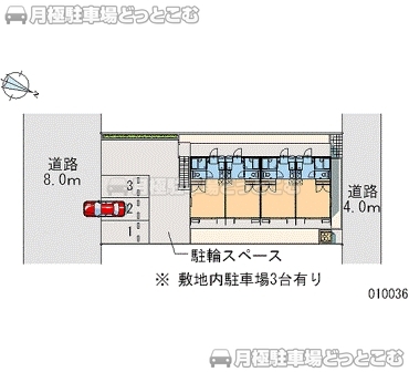 彦根市新海浜2－4－5の月極駐車場2