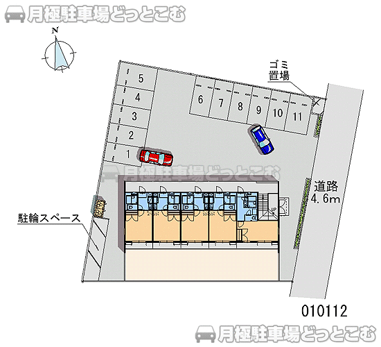 広島市佐伯区八幡東3－18－12の月極駐車場1