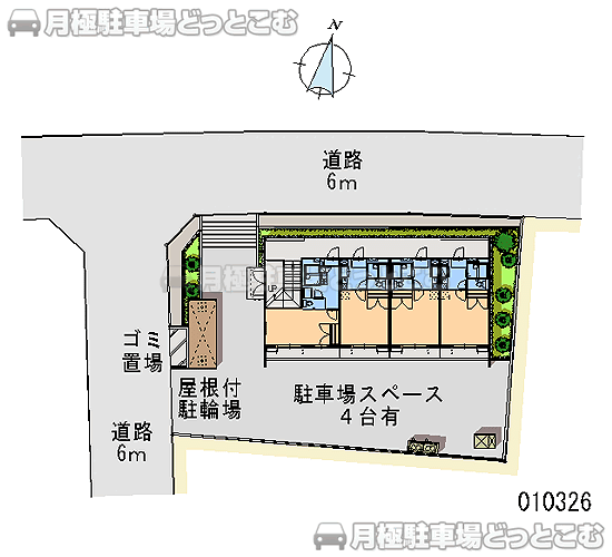 八王子市小比企町1143－1の月極駐車場1