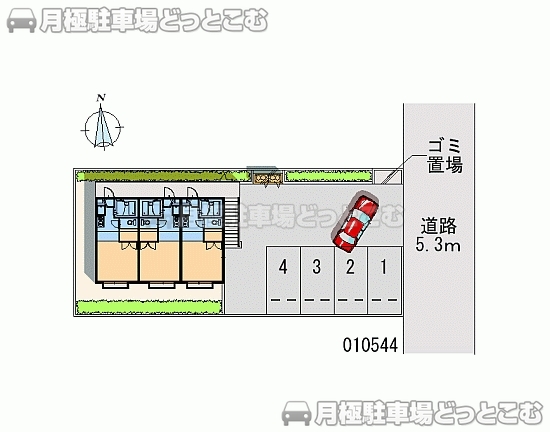 富里市七栄891－2の月極駐車場2