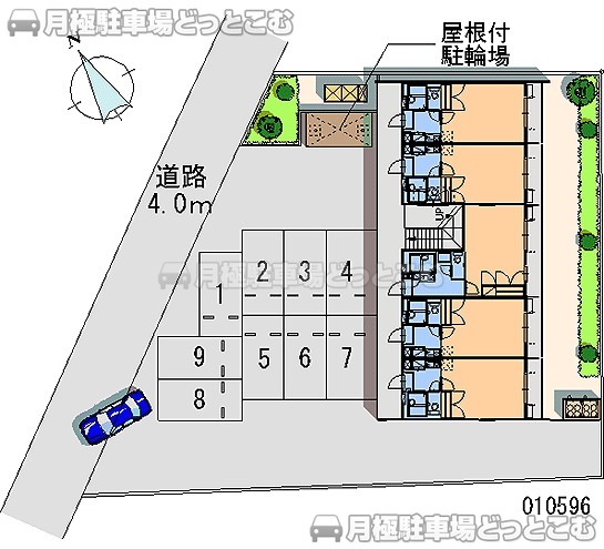 富士市森島43－3の月極駐車場1