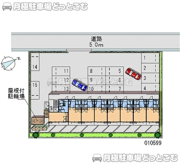 沼津市鳥谷227－2の月極駐車場2