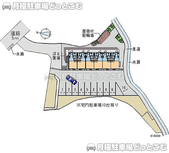 広島市安芸区矢野東6－26－14の月極駐車場2