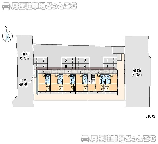 相模原市緑区二本松3－46－15の月極駐車場1