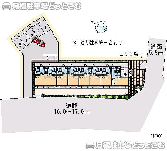 川崎市高津区明津16－3の月極駐車場1