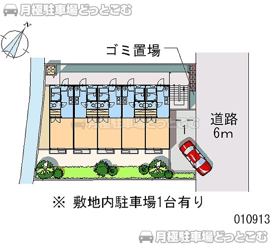 堺市中区土塔町3094の月極駐車場1