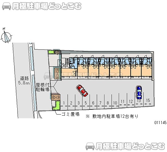 姫路市香寺町香呂7－1の月極駐車場2