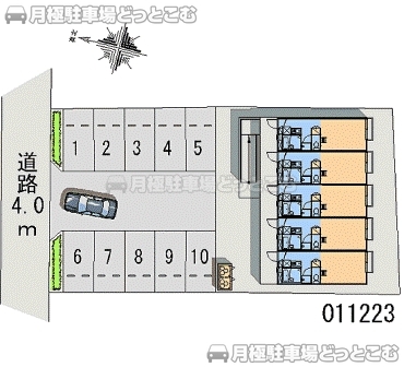 多治見市赤坂町2－36の月極駐車場2