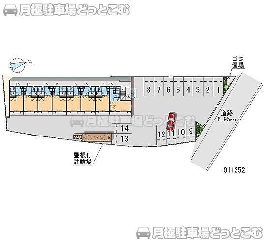 姫路市青山北3－29－20の月極駐車場2
