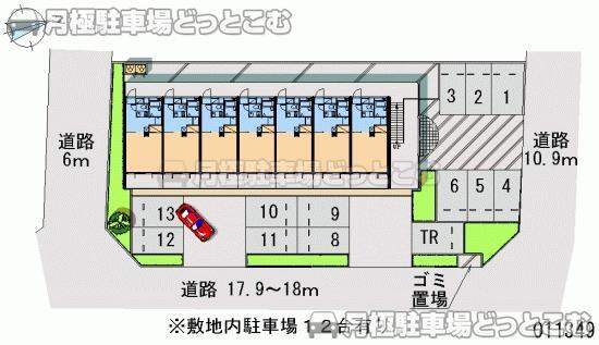 茂原市道表2－15の月極駐車場2