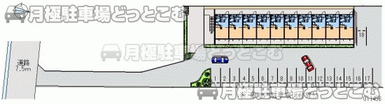 岡山市中区平井1169－1の月極駐車場1