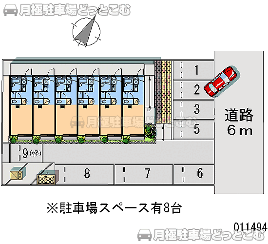 名古屋市西区清里町413の月極駐車場2