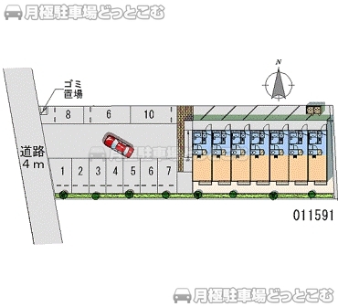 豊田市小坂町15－88－1の月極駐車場2