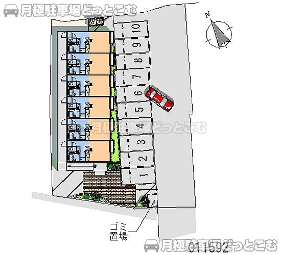 安城市美園町東菰神20－1の月極駐車場2