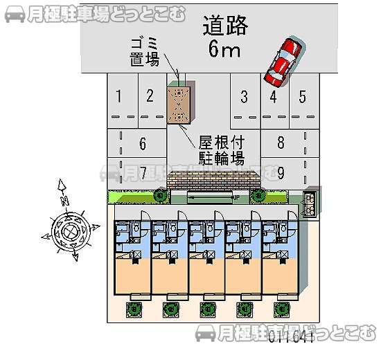 岐阜市菅生5－3－14の月極駐車場1