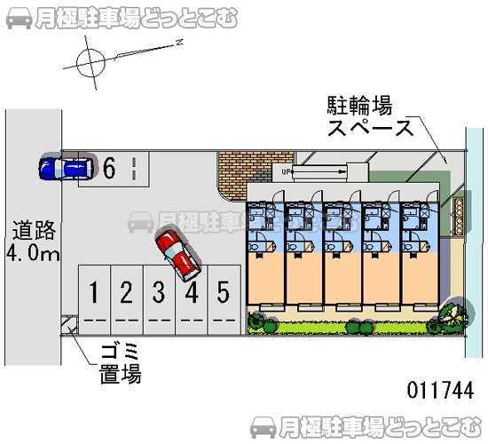 福岡市西区生の松原3－3－11の月極駐車場1