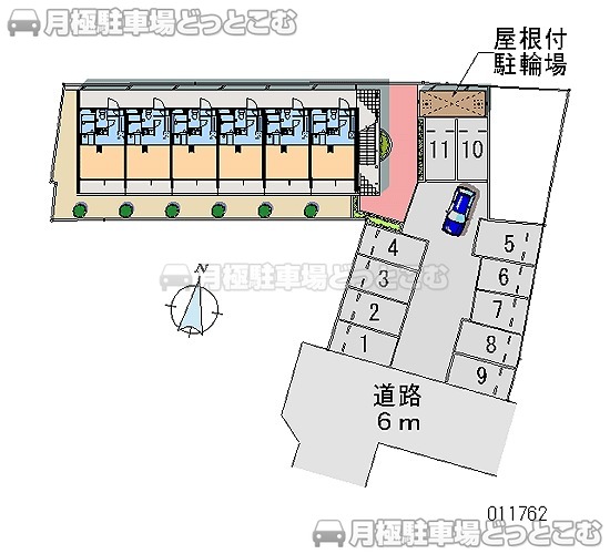新潟市江南区船戸山2－5－50の月極駐車場1