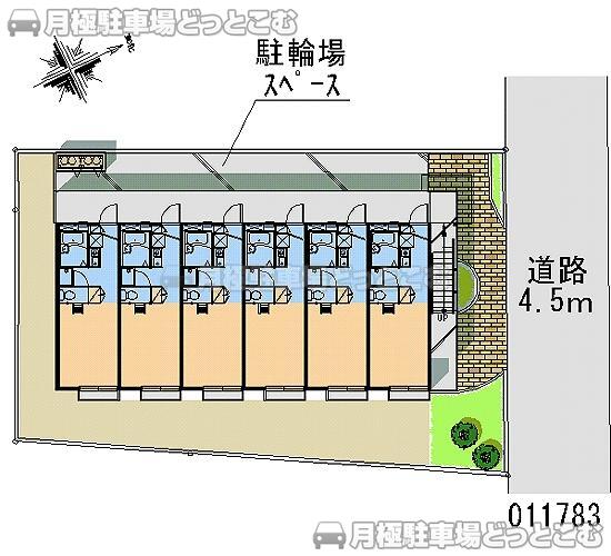 八千代市下市場2－2－13の月極駐車場2