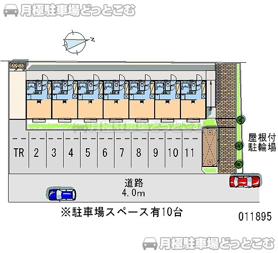 静岡市清水区三保319－1の月極駐車場2